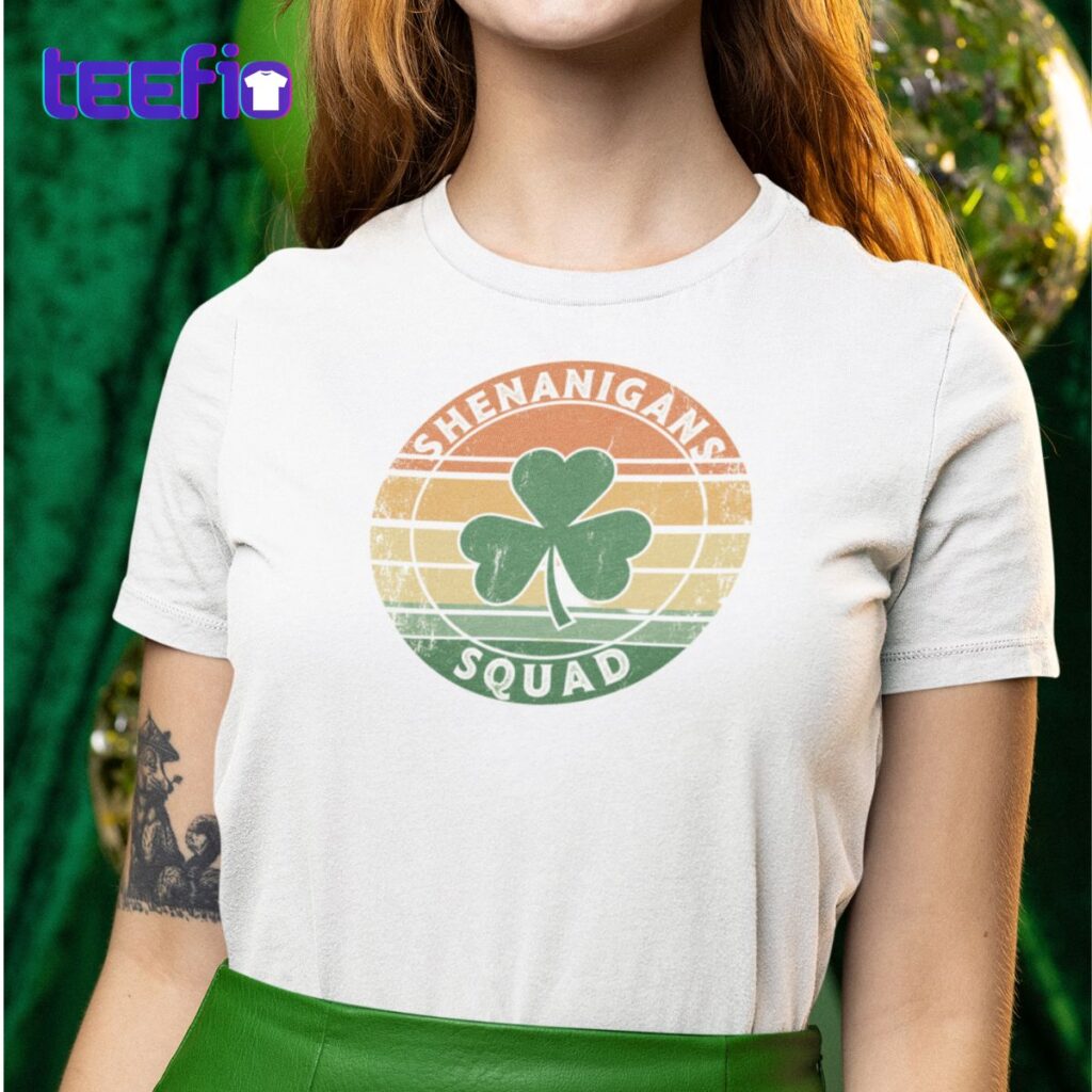 Shenanigans Squad Shamrock St Patricks Day Shirt