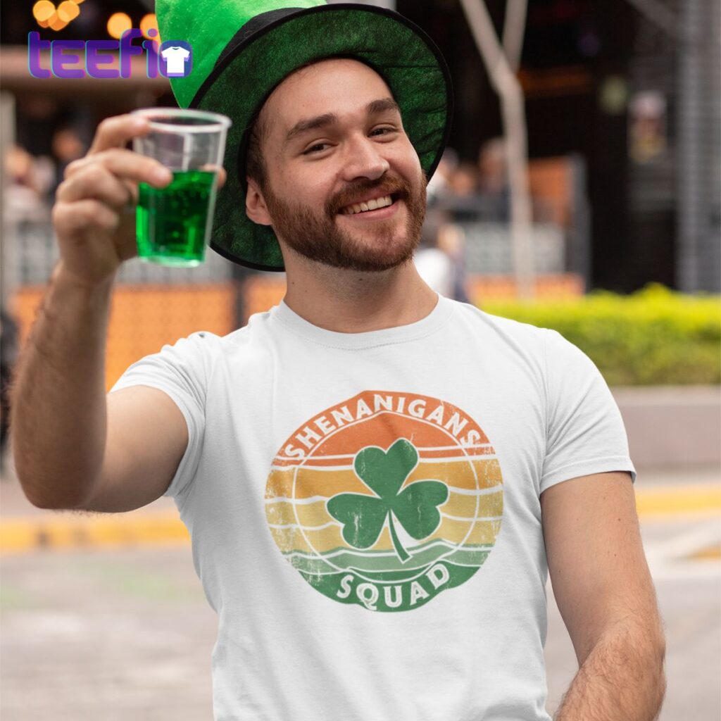 Shenanigans Squad Shamrock St Patricks Day Shirt
