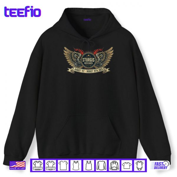 Hoodie 2025 Sturgis With Vintage Art Shirt