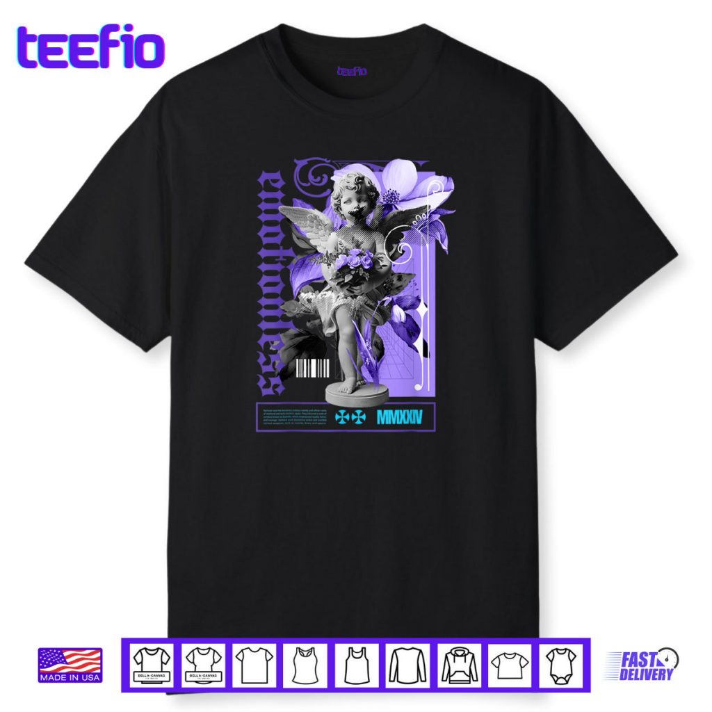 Emotionless 8 Aqua Matching Tee Color Match Graphic Shirt