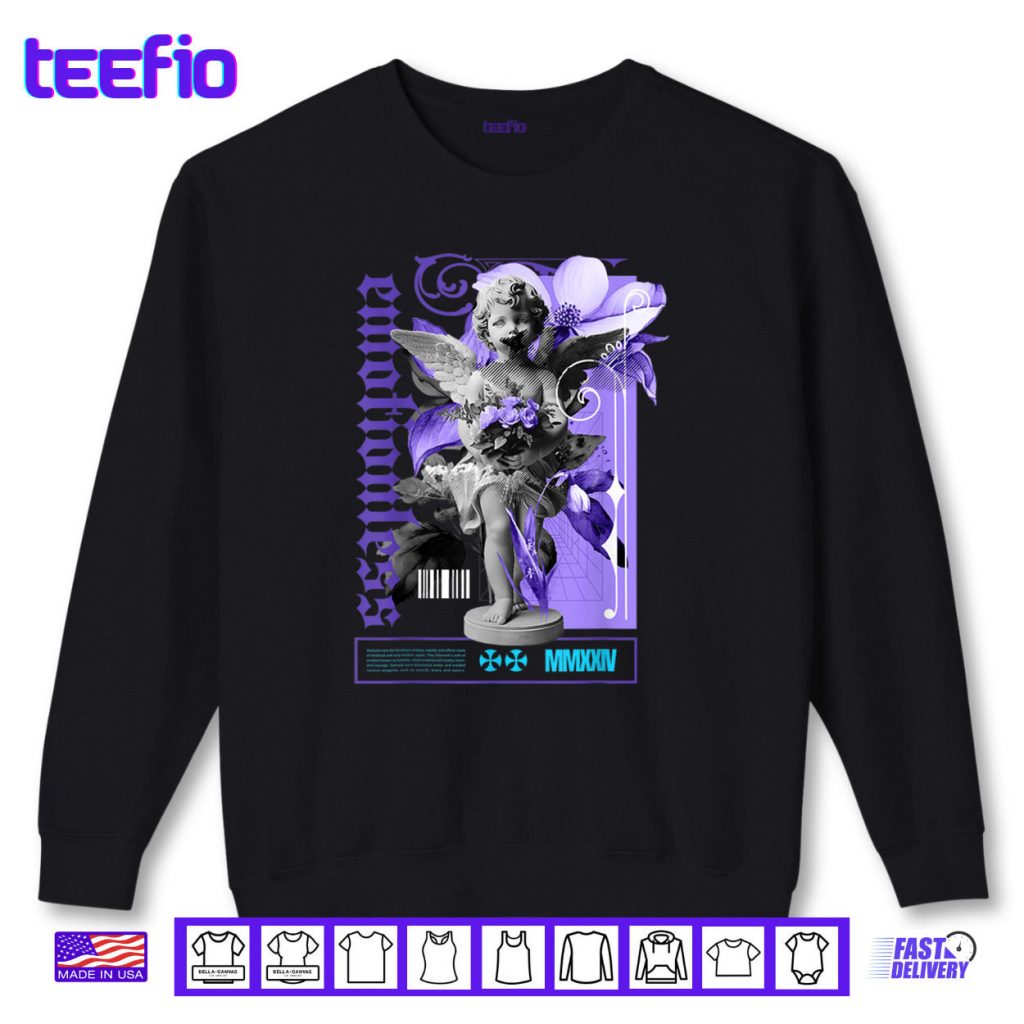 Emotionless 8 Aqua Matching Tee Color Match Graphic Shirt