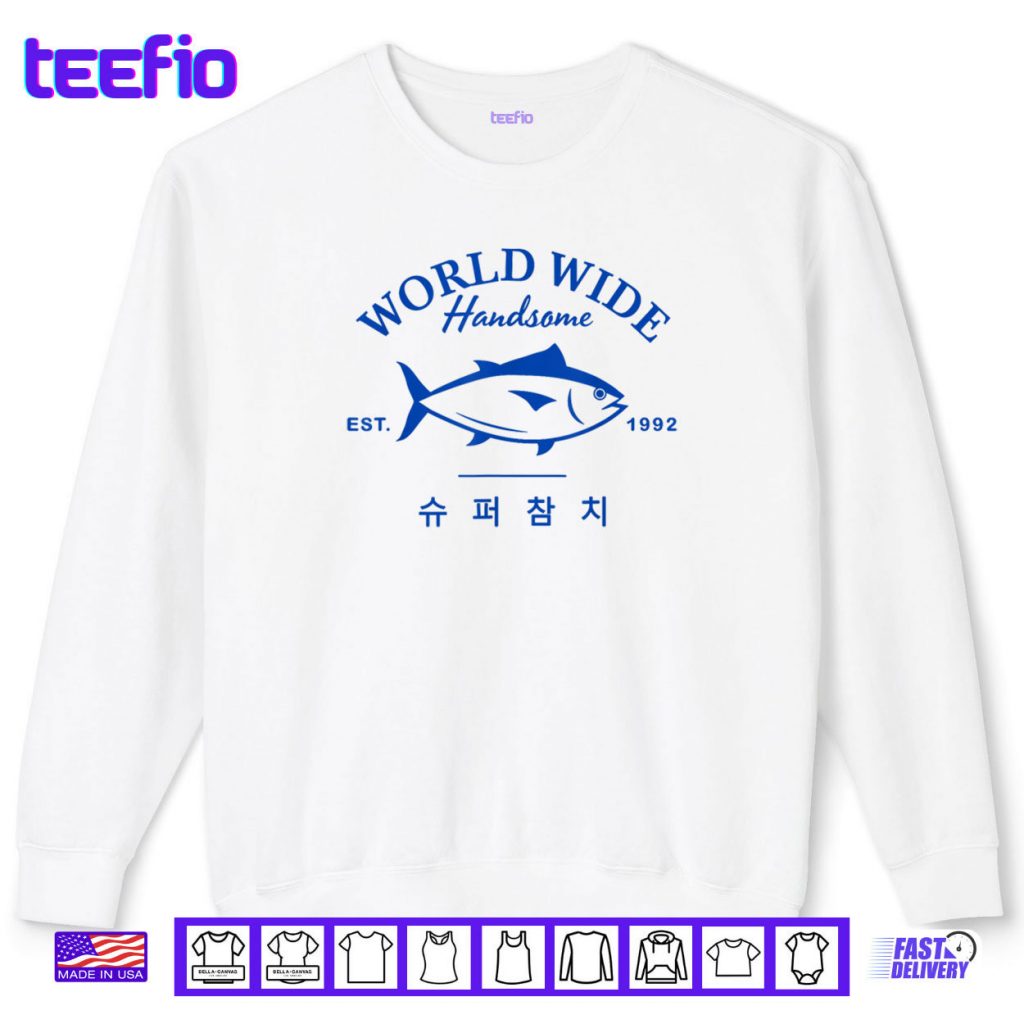 Jin Super Tuna Funny Tuna Fish Army Kpop Tour Concert Shirt