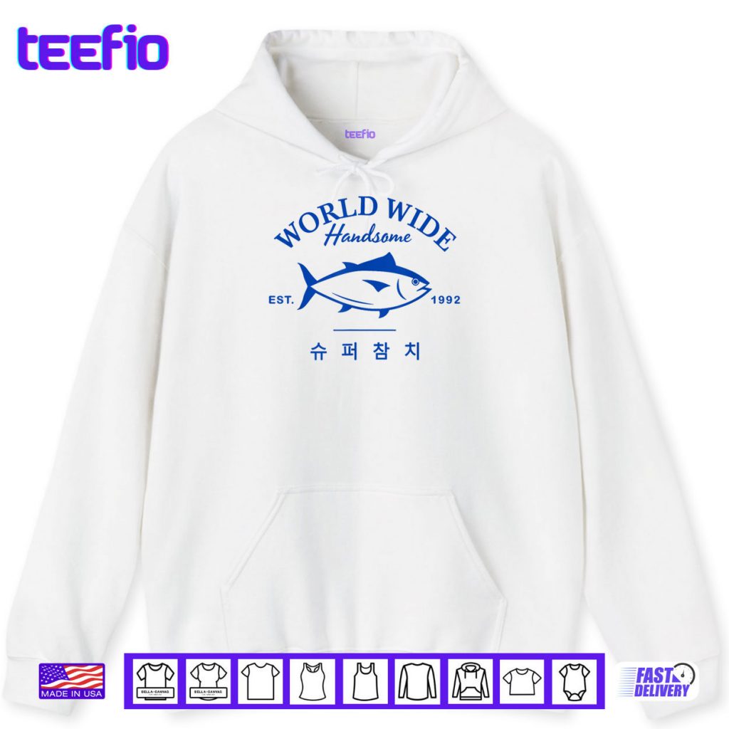 Jin Super Tuna Funny Tuna Fish Army Kpop Tour Concert Shirt