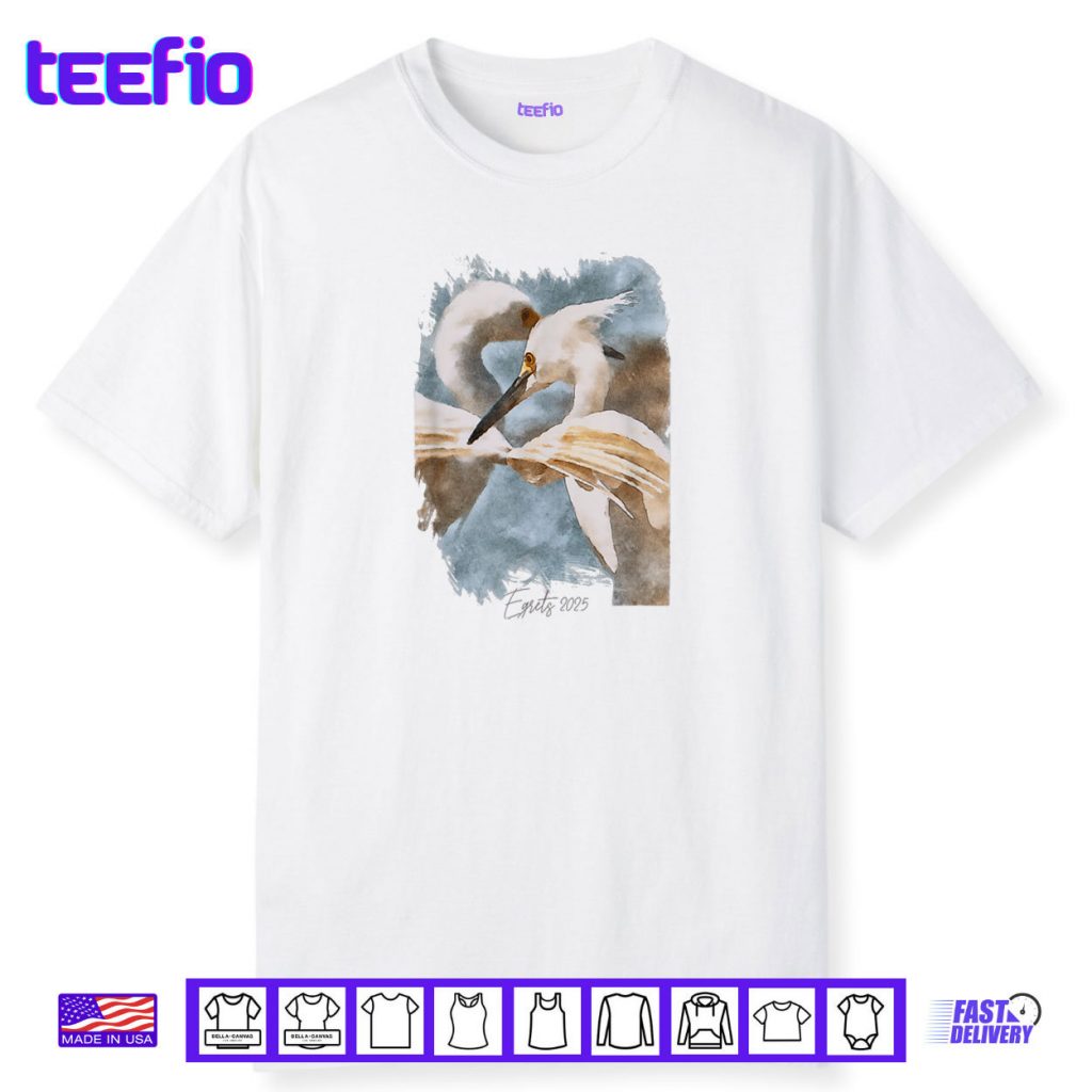 Original Photograph Egrets. Shirt