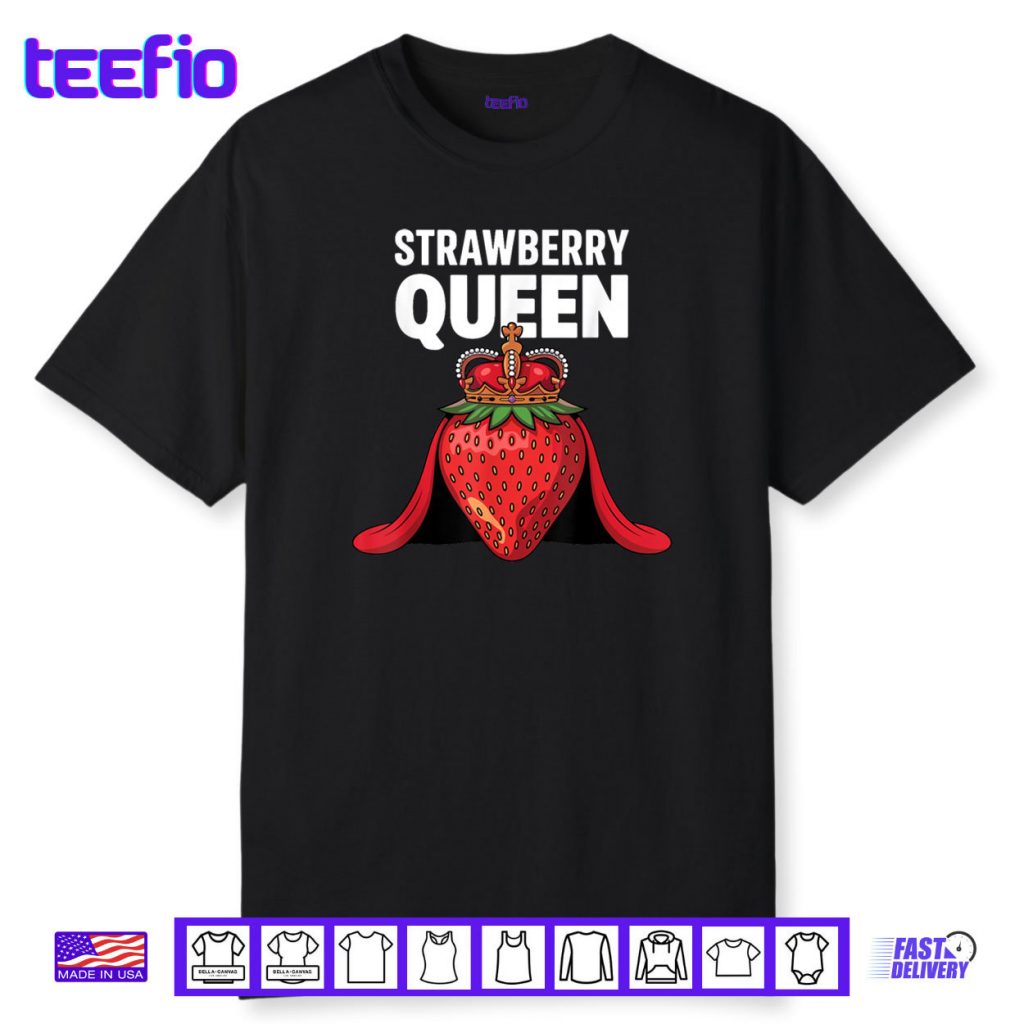 Strawberry Art For Women Girls Fruit Strawberry Lover Shirt