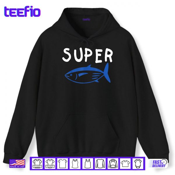 Hoodie Super Tuna Fish Army Funny Kpop Music Shirt