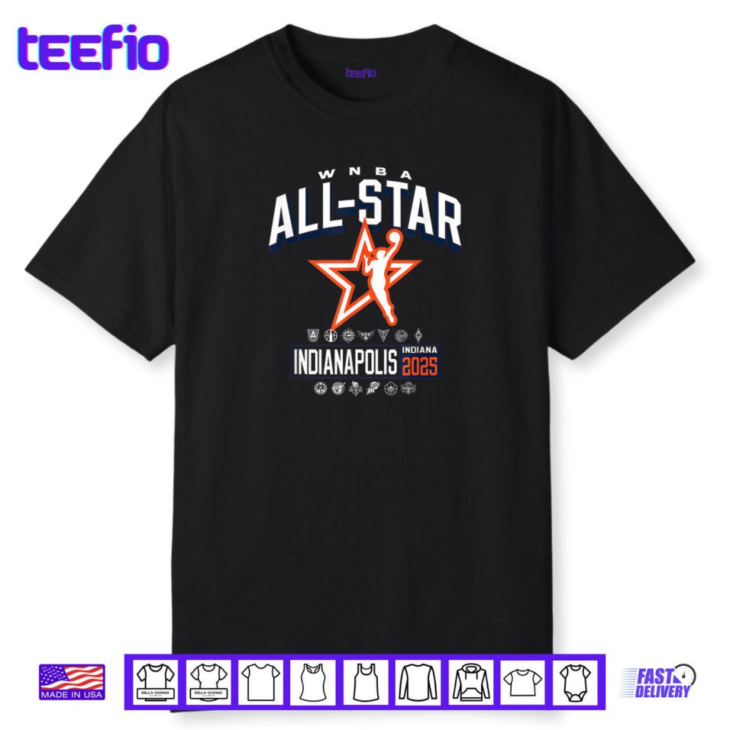 WNBA Official Indiana Fever All Star 2025 League Shirt