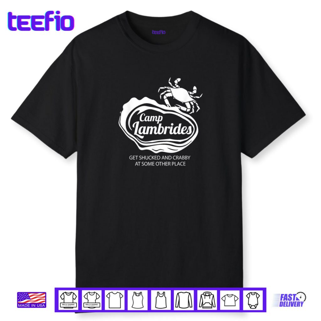 Camp Lambrides White Lettering Shirt