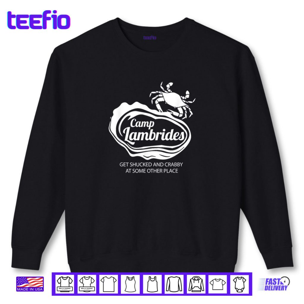 Camp Lambrides White Lettering Shirt