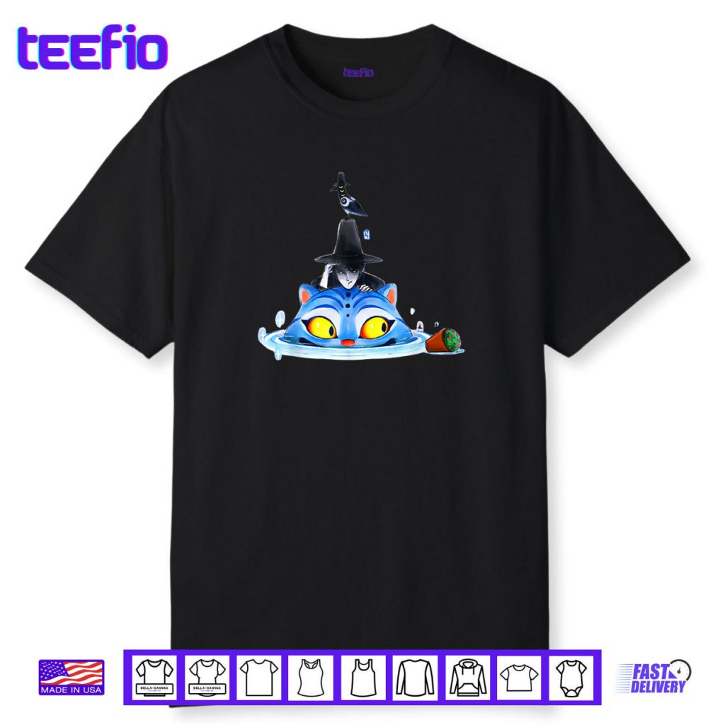 Derpy Tiger And Bird Japanese Art Shirt