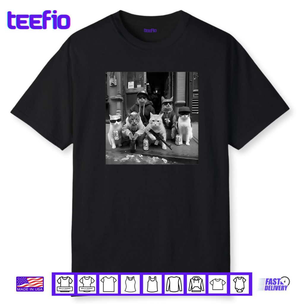 Gangster Cats Street Meme Shirt