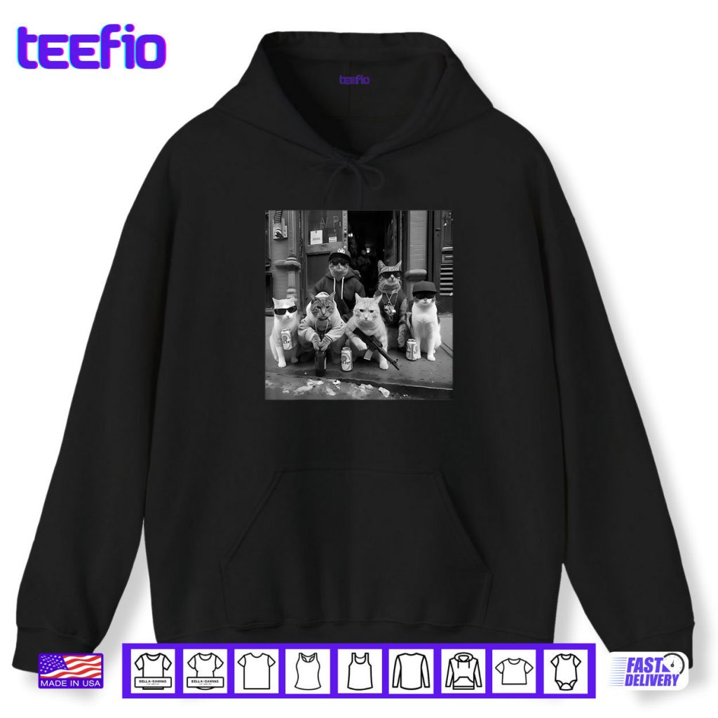 Gangster Cats Street Meme Shirt