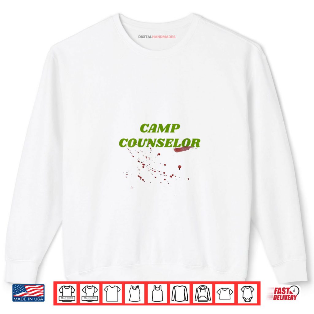 Horror Fan 80s Movie Camp Counselor Blood Halloween Costume Shirt