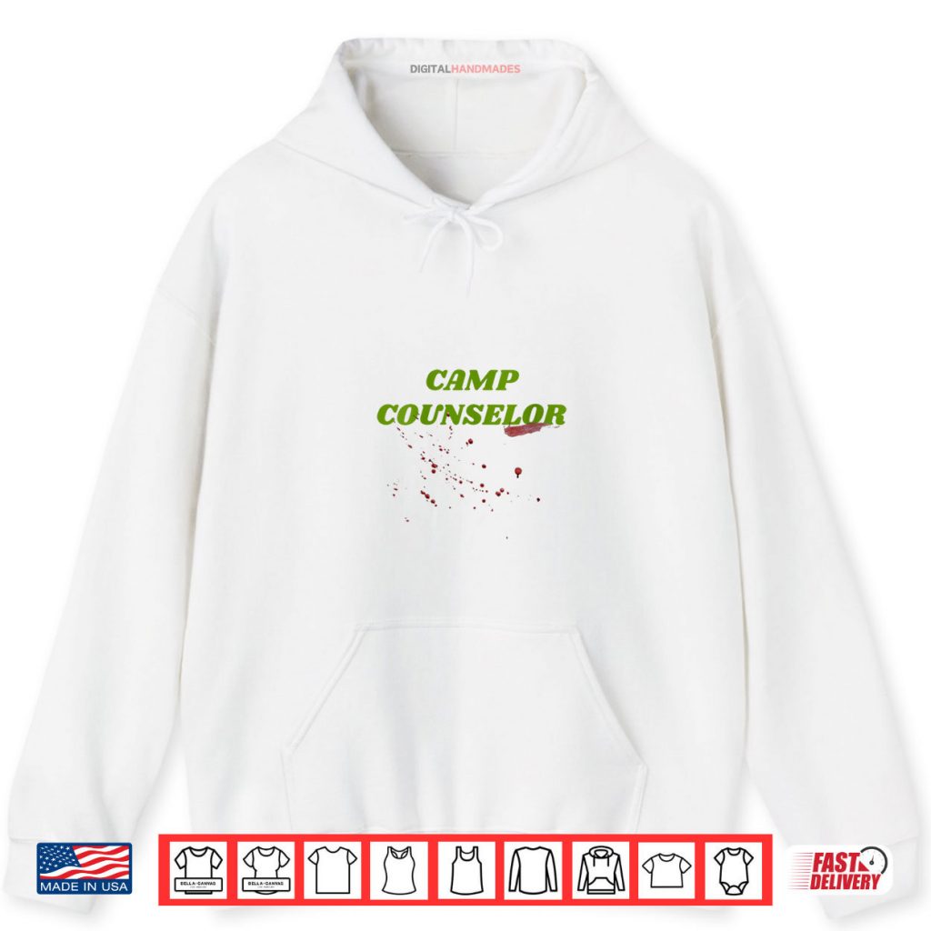 Horror Fan 80s Movie Camp Counselor Blood Halloween Costume Shirt