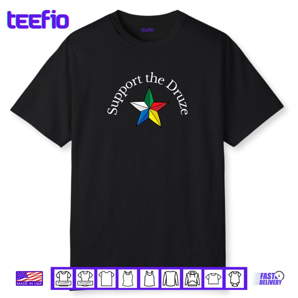 Support The Druze Traditional Flag Star Culture Pride Shirt