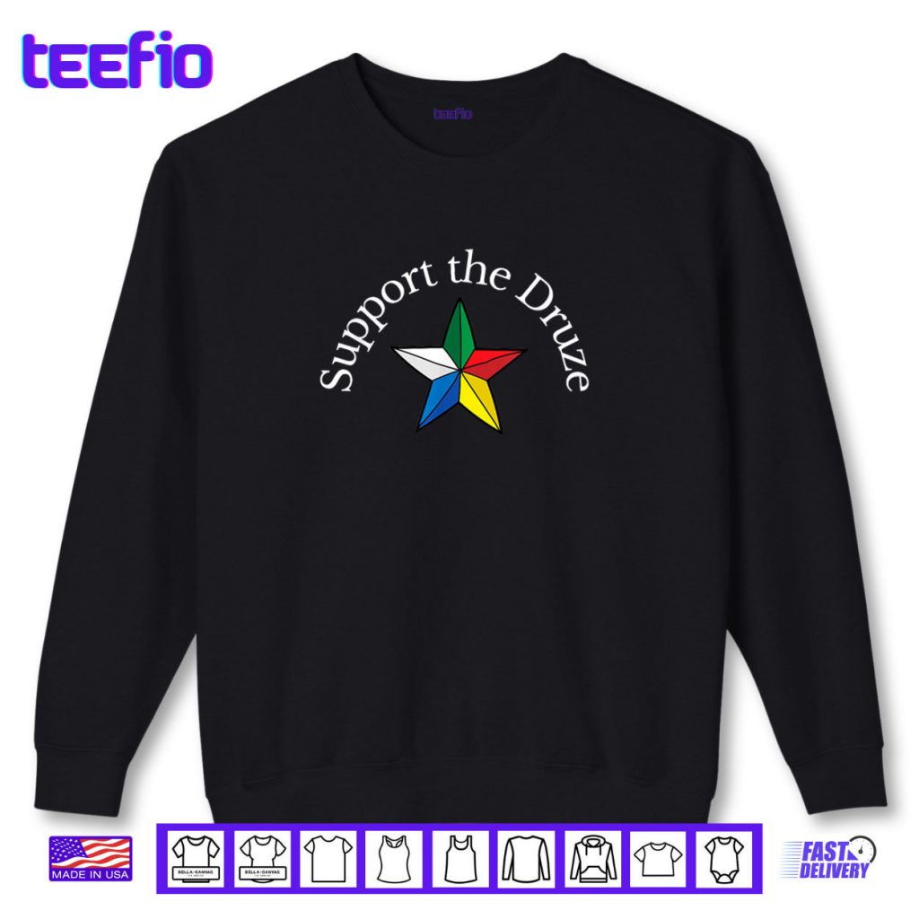Support The Druze Traditional Flag Star Culture Pride Shirt
