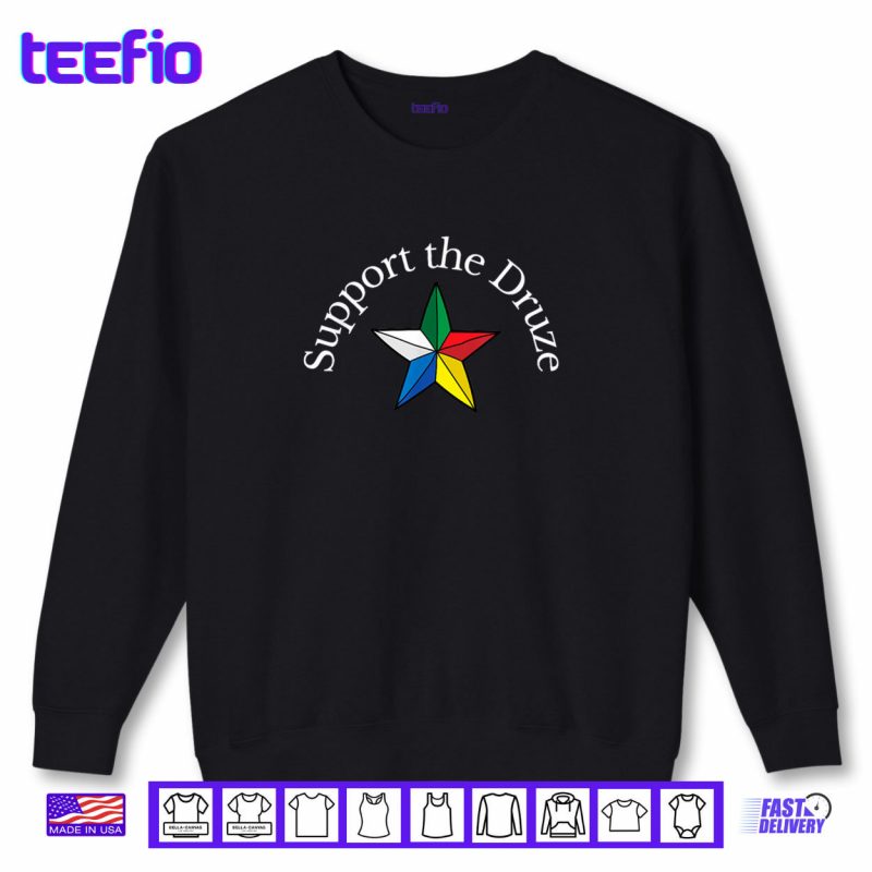 Support The Druze Traditional Flag Star Culture Pride Shirt