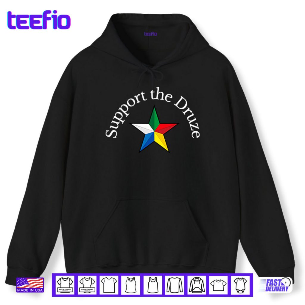Support The Druze Traditional Flag Star Culture Pride Shirt