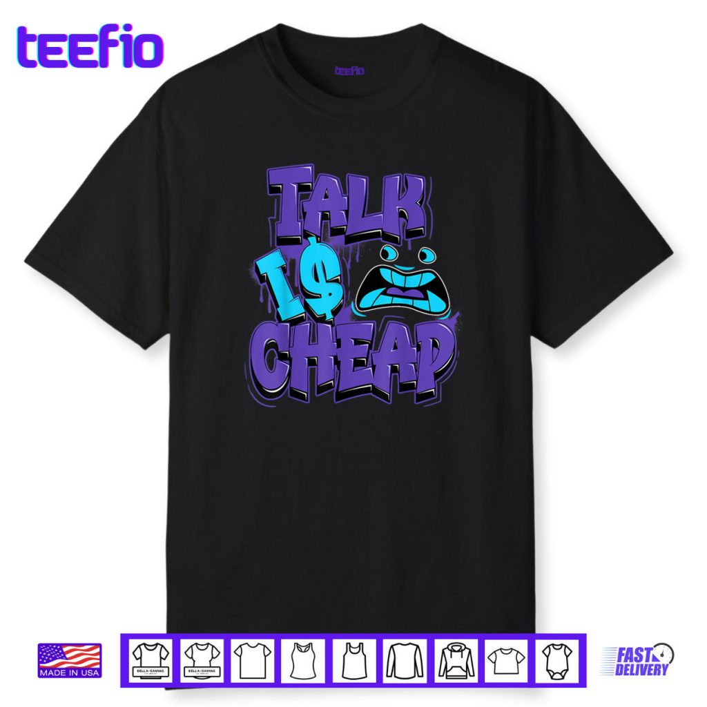 Talk Is Cheap 8 Aqua Matching Tee Color Match Shirt