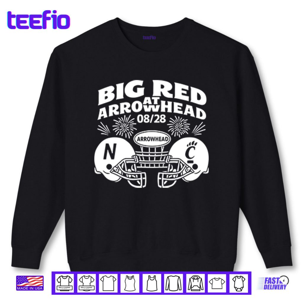 Big Red Arrowhead Football Nebraska Vs Cincinnati 08 28 Shirt