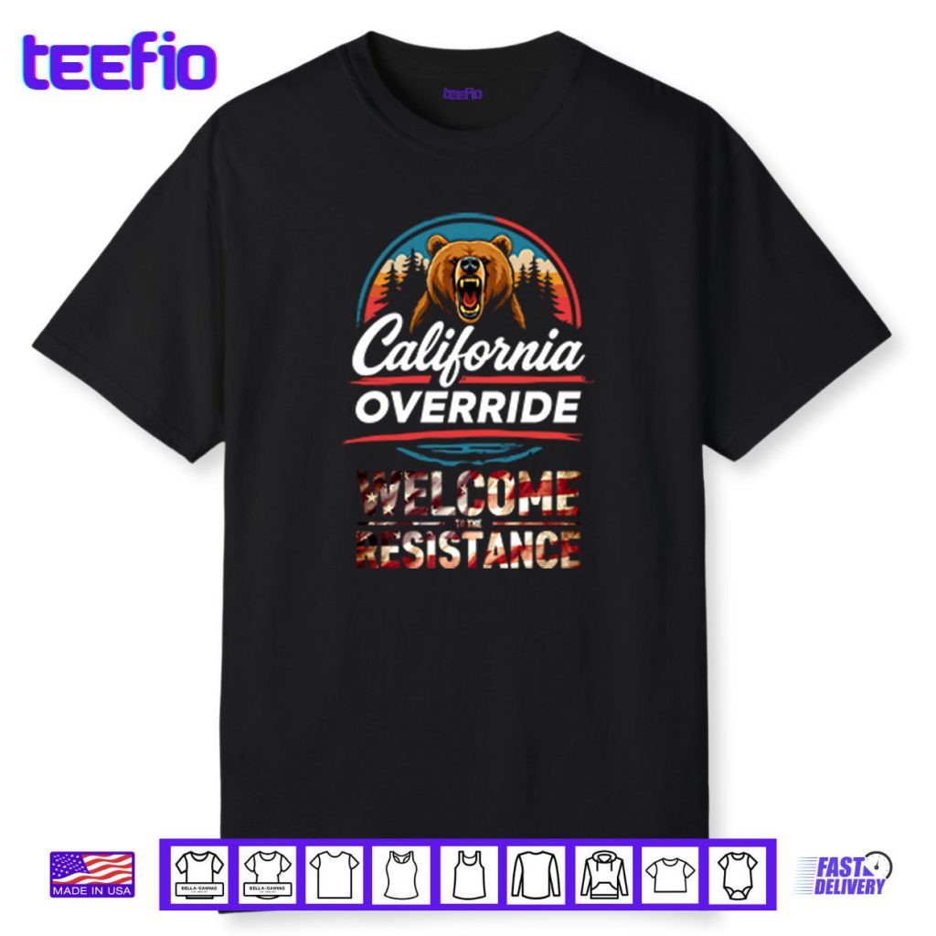 California Override Welcome To The Resistance Shirt
