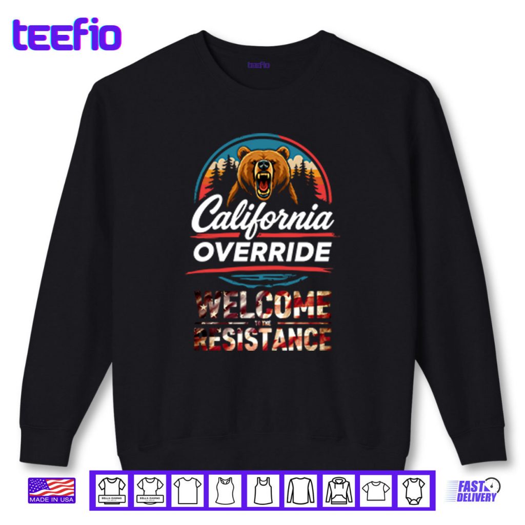 California Override Welcome To The Resistance Shirt