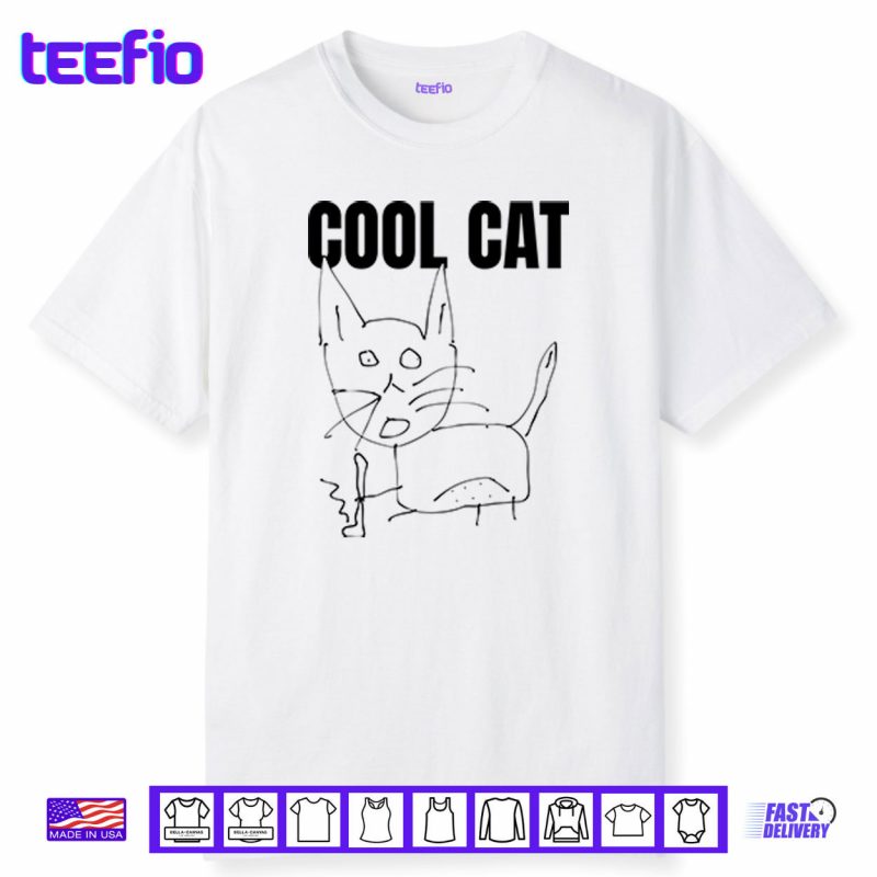 Cool Cat And Skateboard Shirt