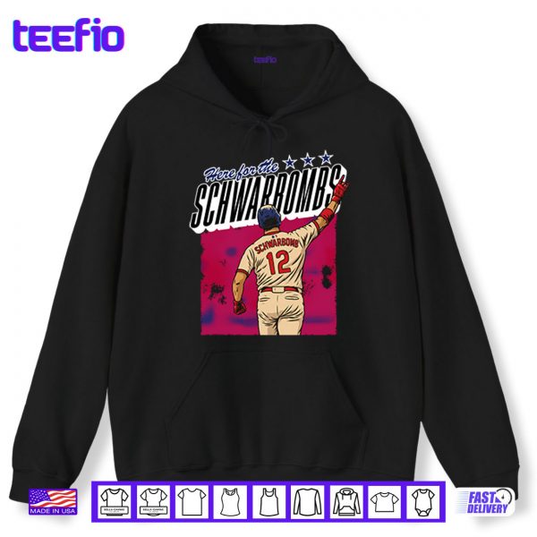 Hoodie Here For The Schwarbomb Kyle Schwarber Shirt