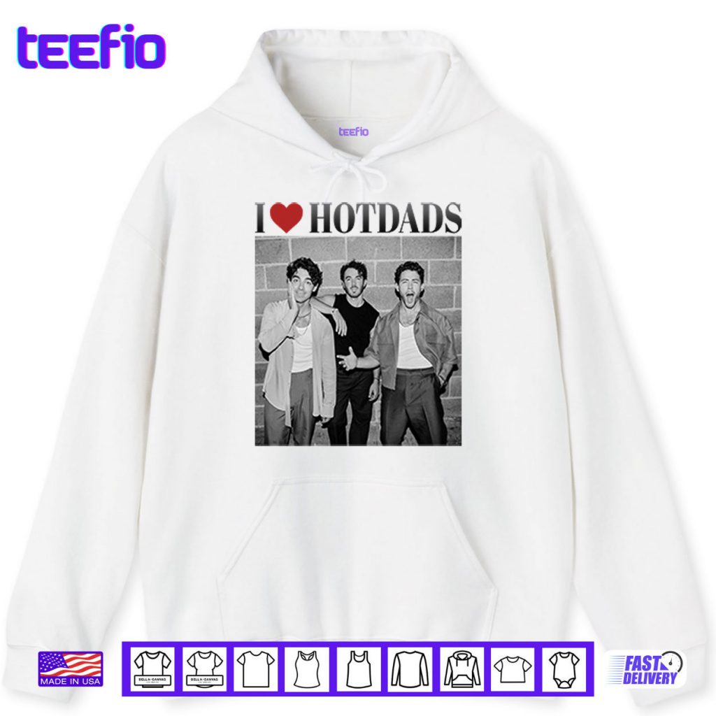 Love Hot Dads Jonas Brothers Shirt