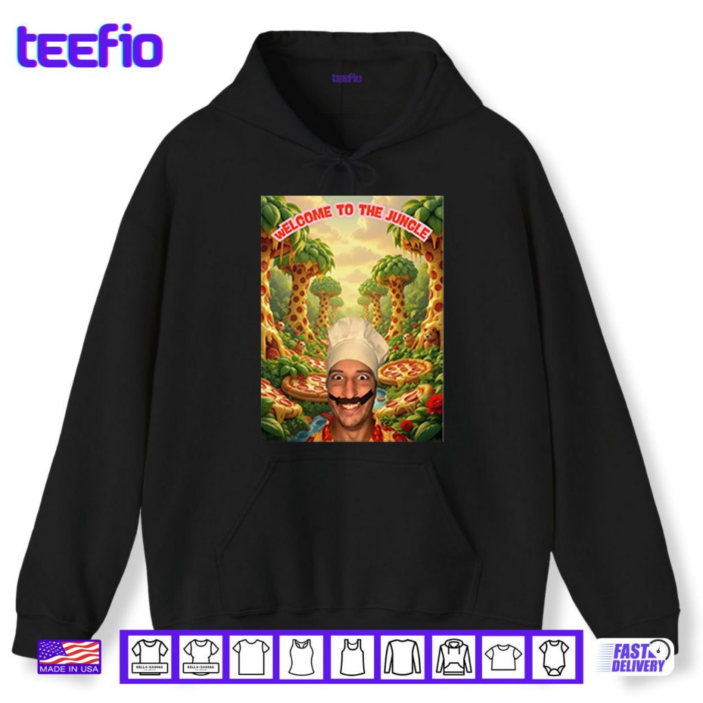 Tony Pepperoni Welcome To The Jungle Pizza Shirt