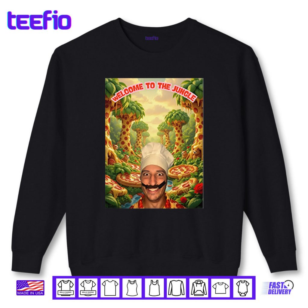Tony Pepperoni Welcome To The Jungle Pizza Shirt