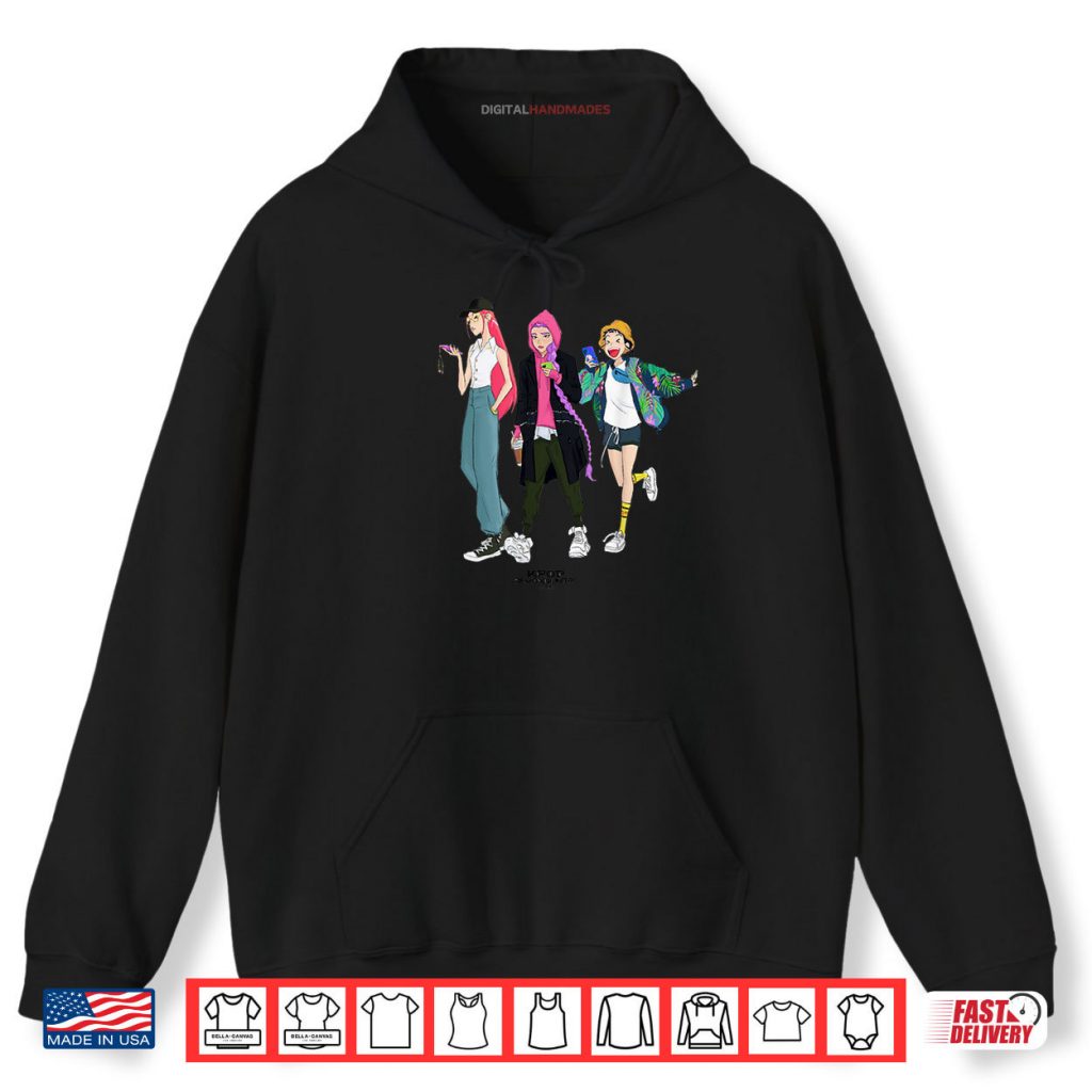 HUNTRIX Girls Street Style KPop Demon Hunter Shirt