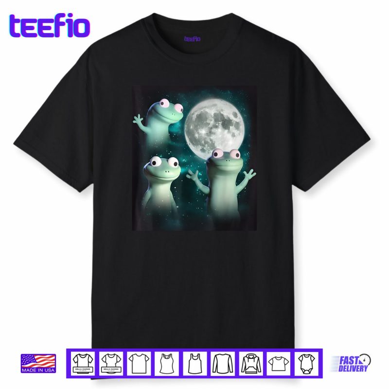 Lizard Lizard Lizard Funny Lizard Moon Shirt