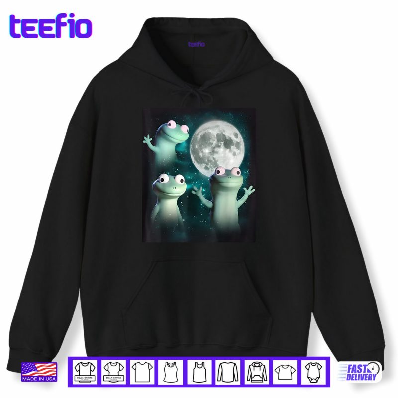 Hoodie Lizard Lizard Lizard Funny Lizard Moon Shirt