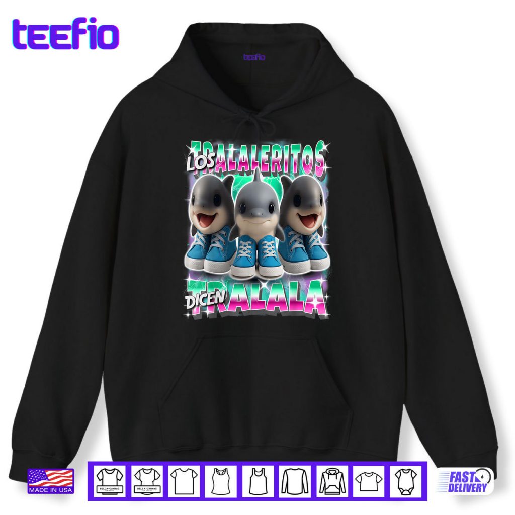 Los Tralaleritos Dicen Tralala Italian Brainrot Shark Shirt