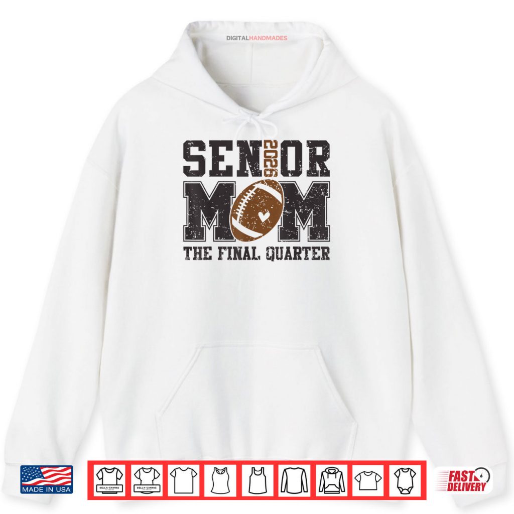 Senior Football Mom Football Mama Game Day Class of 2026 Shirt