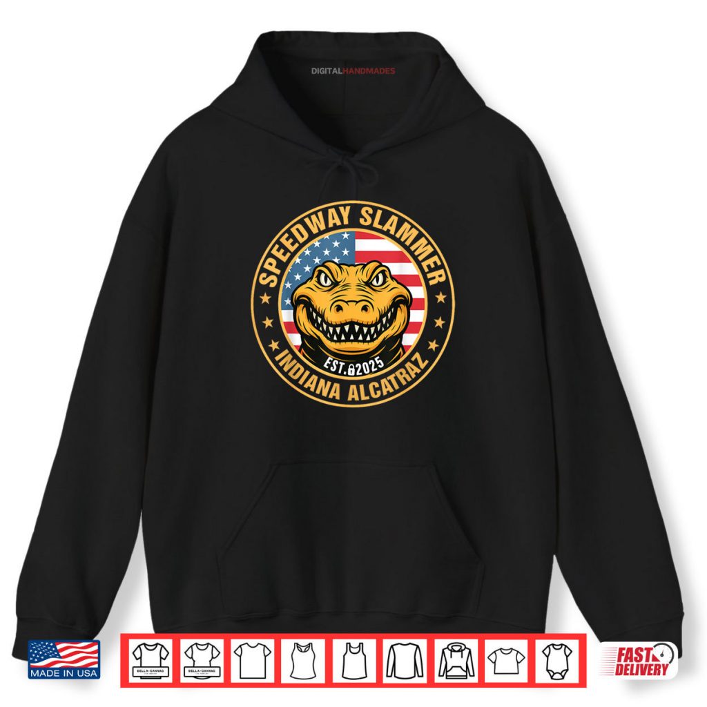 Speedway Slammer Indiana Alcatraz EST 2025 Shirt