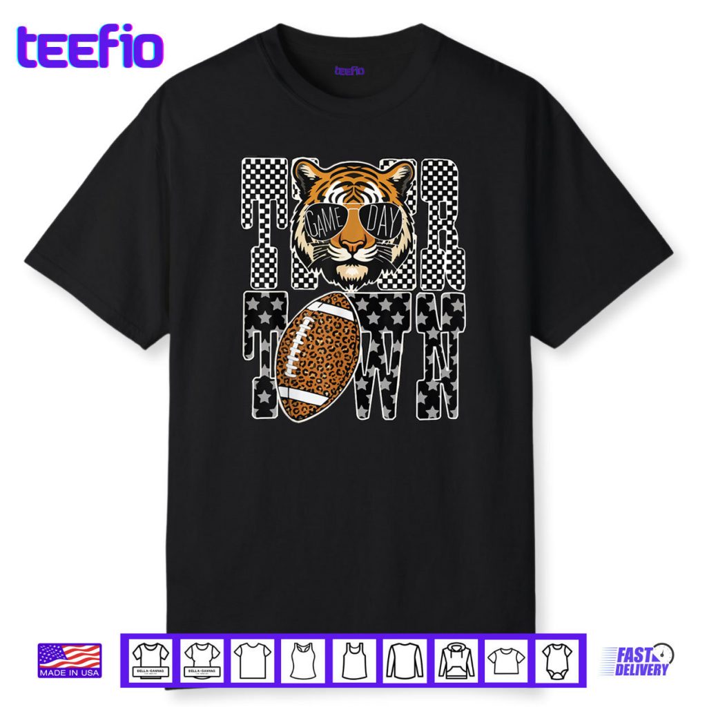 Tiger Town Leopard Football Game Day Shirt