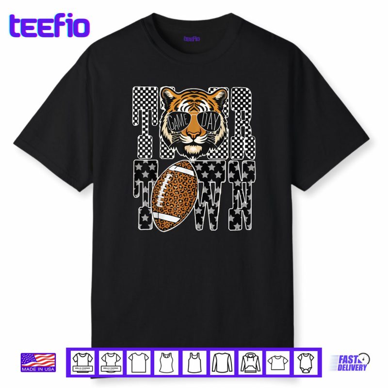 Tiger Town Leopard Football Game Day Shirt