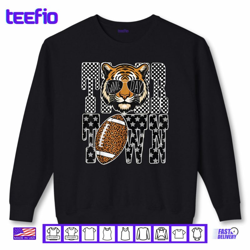 Sweatshirt Tiger Town Leopard Football Game Day Shirt