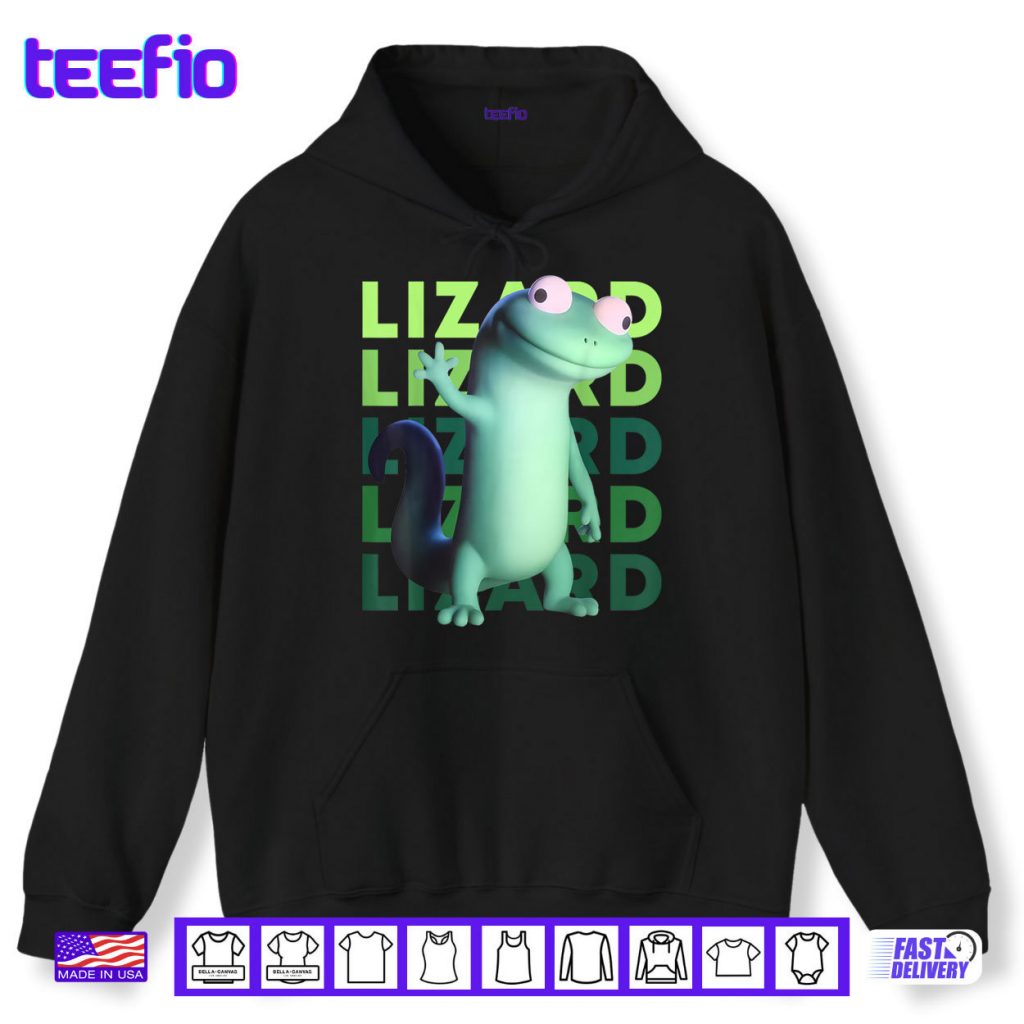 Weirdcore Animal Women Men Lizard Lizard Lizard Meme Shirt