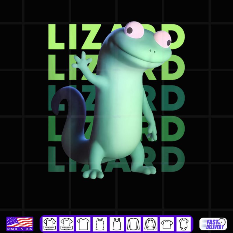 Design Weirdcore Animal Women Men Lizard Lizard Lizard Meme Shirt