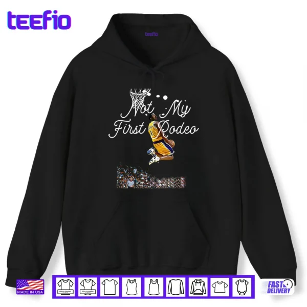 Hoodie Aaron Rodgers Wearing Kobe Bryant Not My First Rodeo Shirt