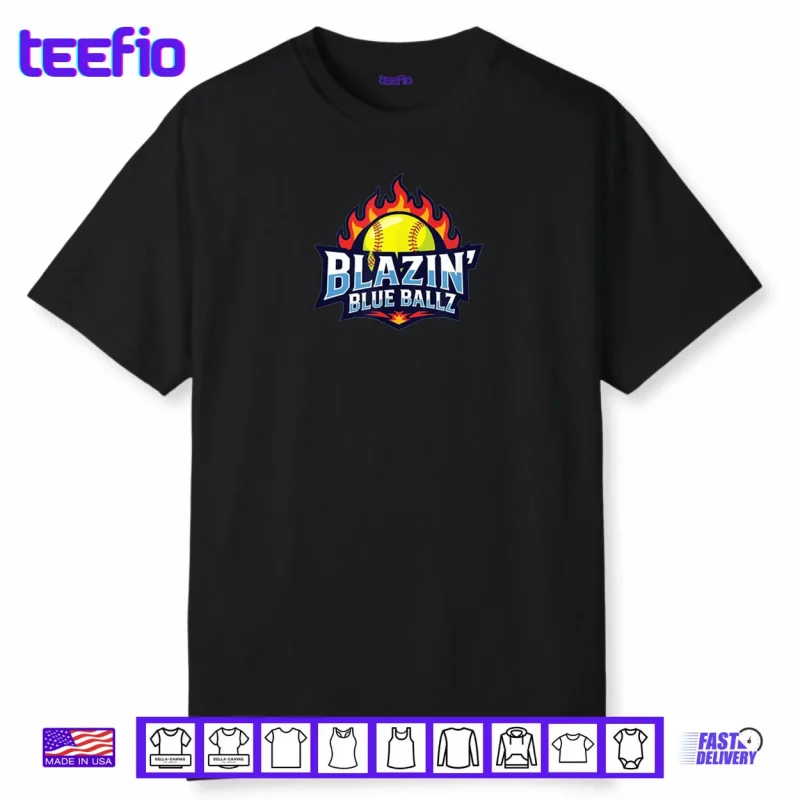 Blazin Blue Ballz Shirt