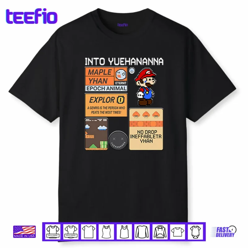 Into Yuehananna Super Mario Bros Shirt
