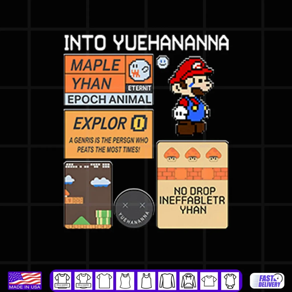 Into Yuehananna Super Mario Bros Shirt