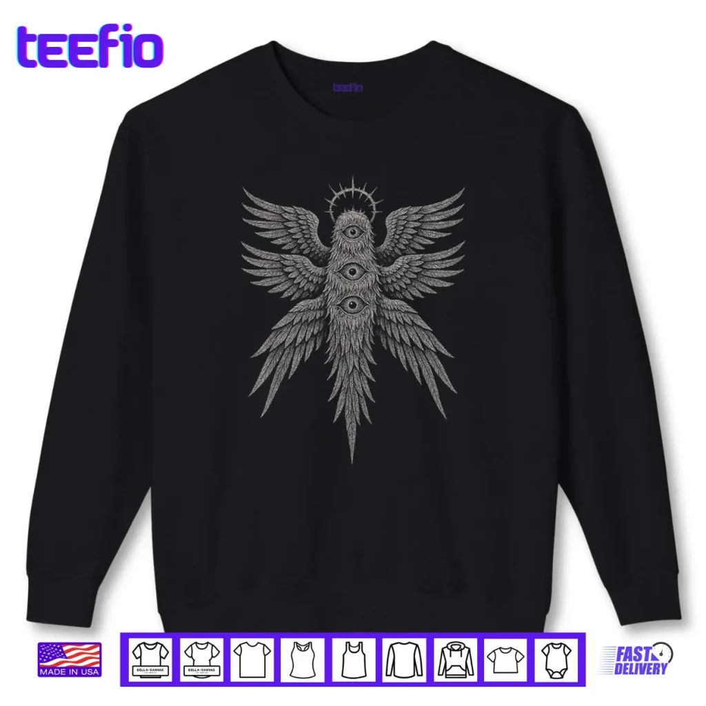 Seraphim Bible Accurate Angel Enoch Eye Esoteric Aesthetic Shirt