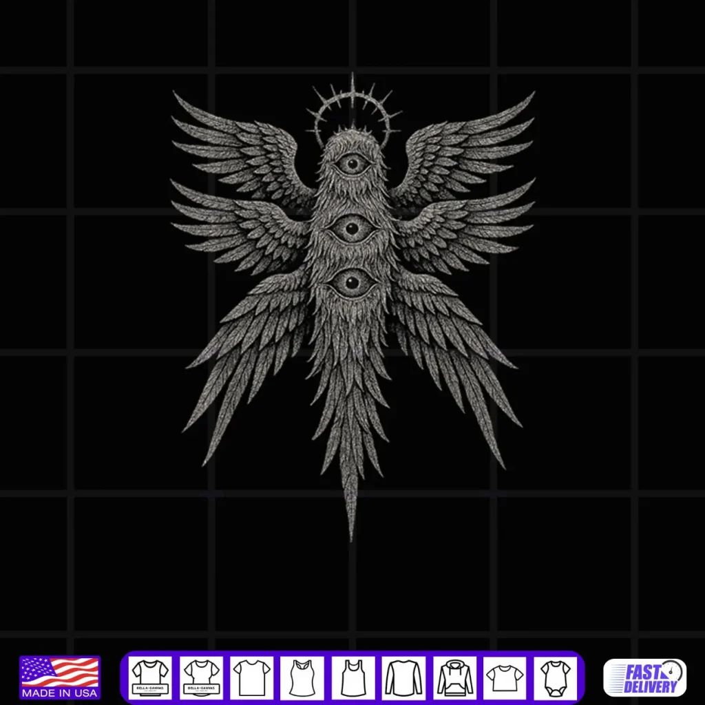 Seraphim Bible Accurate Angel Enoch Eye Esoteric Aesthetic Shirt