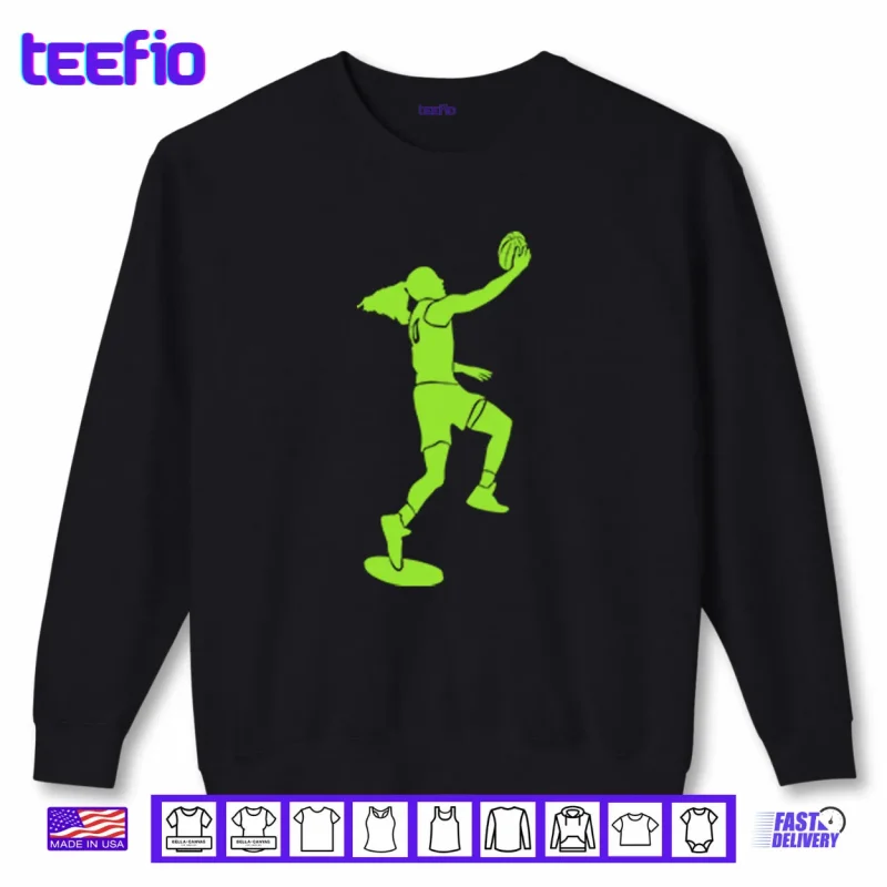 Sweatshirt Sue Bird Seattle Storm Basketball Neon Shirt