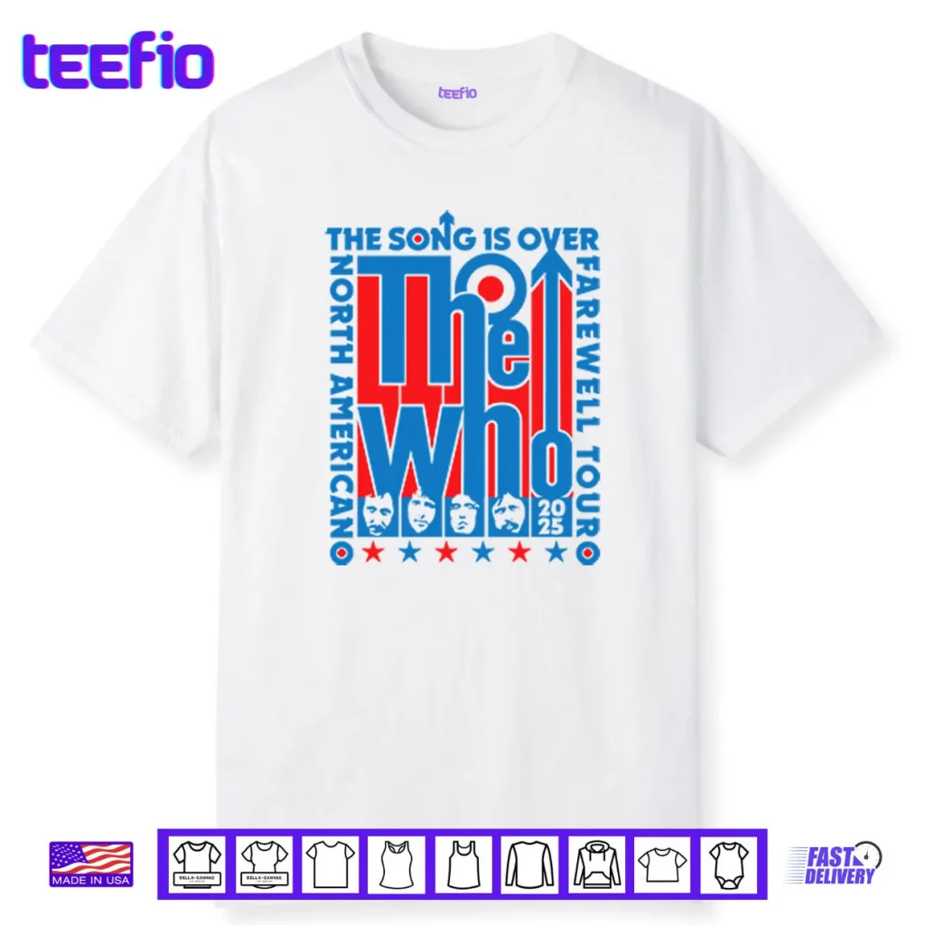 The Who North American Farewell Tour 2025 Shirt